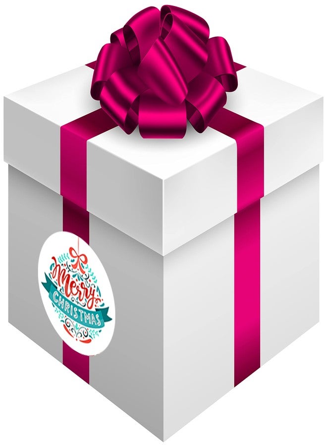 D2C Merry Christmas Round Stickers - Festive Designs, Self-Adhesive, Peel & Stick Labels for Gift Wrapping, Greeting Cards, Secret Santa, 1.5 Inch Pack of 90 - Image 5